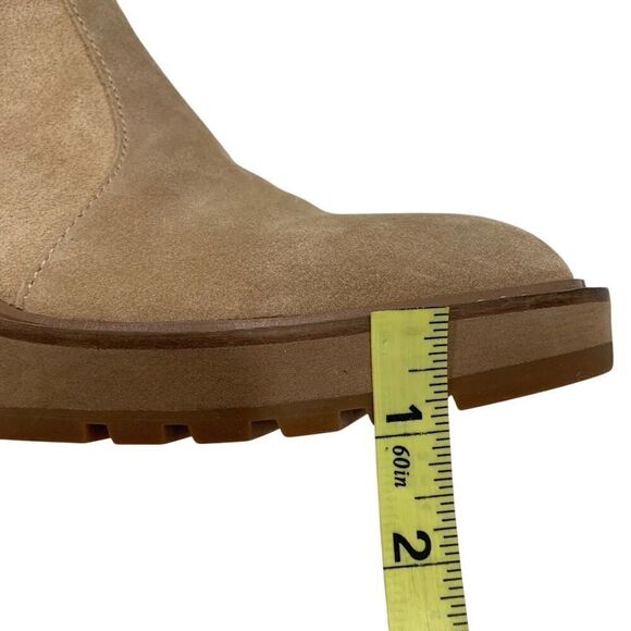 CECELIA Suede Pull On Wedge Boots - Picture 10 of 13